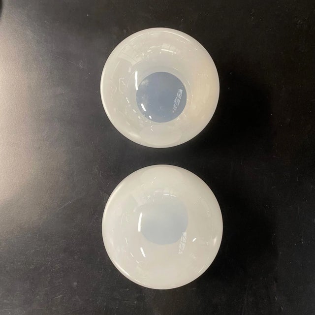 1970s Lord of the Rings Wall Lamp with Two Morning Mist Glass Balloons from Raak, 1970s For Sale - Image 5 of 6