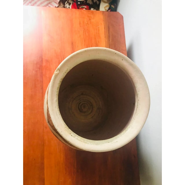 Ceramic Massive Stoneware Vintage 1970s Signed Studio Pottery Vessel by Rick Jenkins For Sale - Image 7 of 10