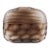 Bruni Brown Glass Short Vase For Sale
