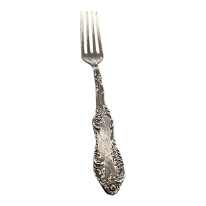 Antique Towle "Old English" Sterling Silver Dinner Fork. Monogram "J.Mc.C" 7"