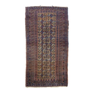 Antique Turkmen Rug 3'0'' X 5'9'' For Sale