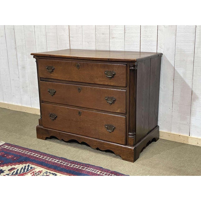 Late 19th Century English Oak Chest of Drawers For Sale - Image 17 of 17