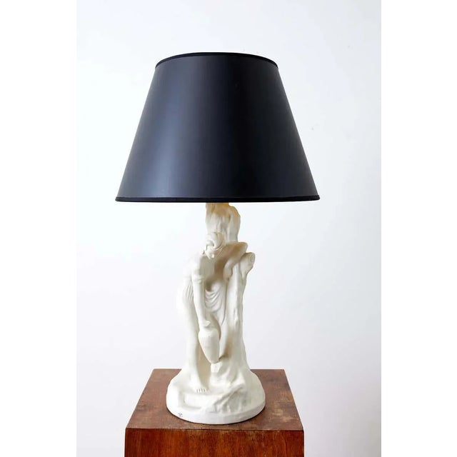 Van Briggle Figural Sculpture Porcelain Table Lamp For Sale - Image 13 of 13
