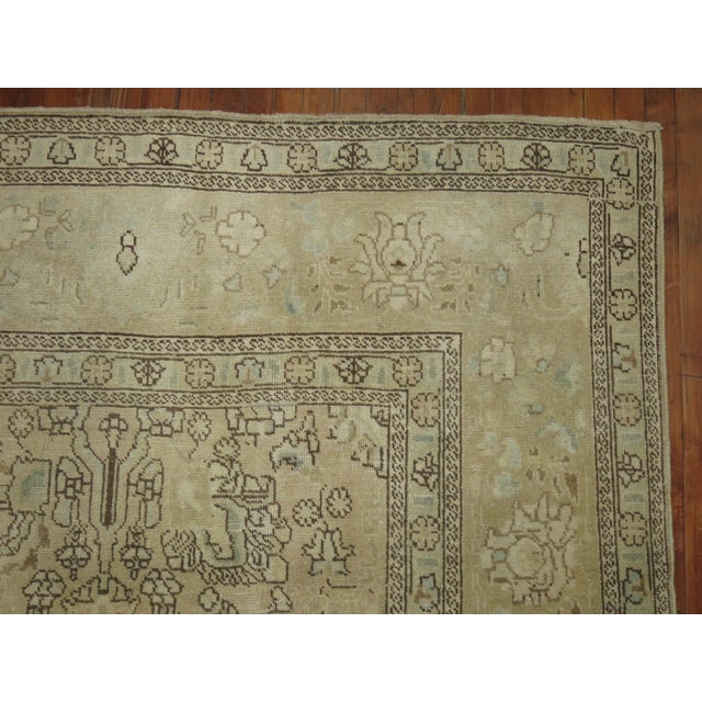 Textile Zabihi Collection Persian Tabriz Room Size Rug For Sale - Image 7 of 11