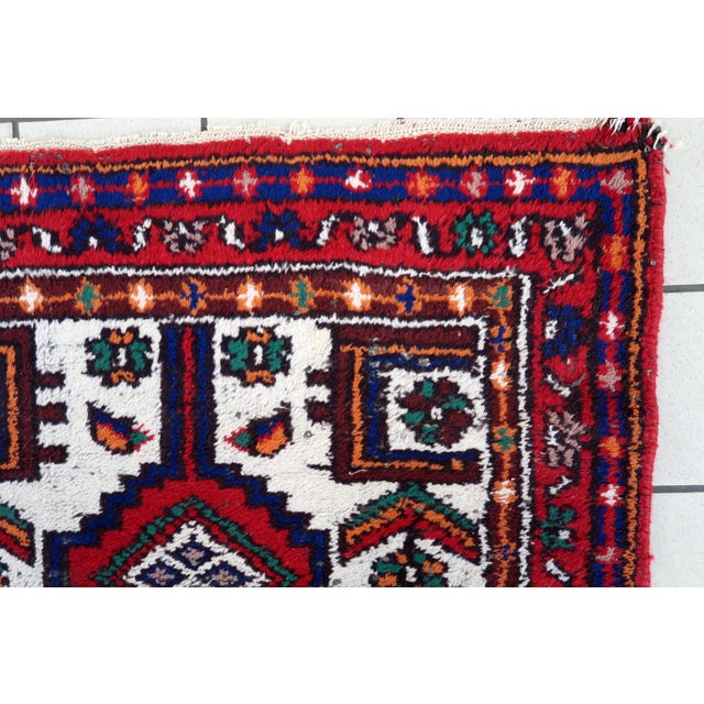 1970s, Handmade Vintage Persian Hamadan Rug 3' X 6' For Sale - Image 10 of 11