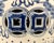 Blue Mid 20th Century Blue & White Chinese Dragon Garden Stool Side Tables - A Pair For Sale - Image 8 of 15