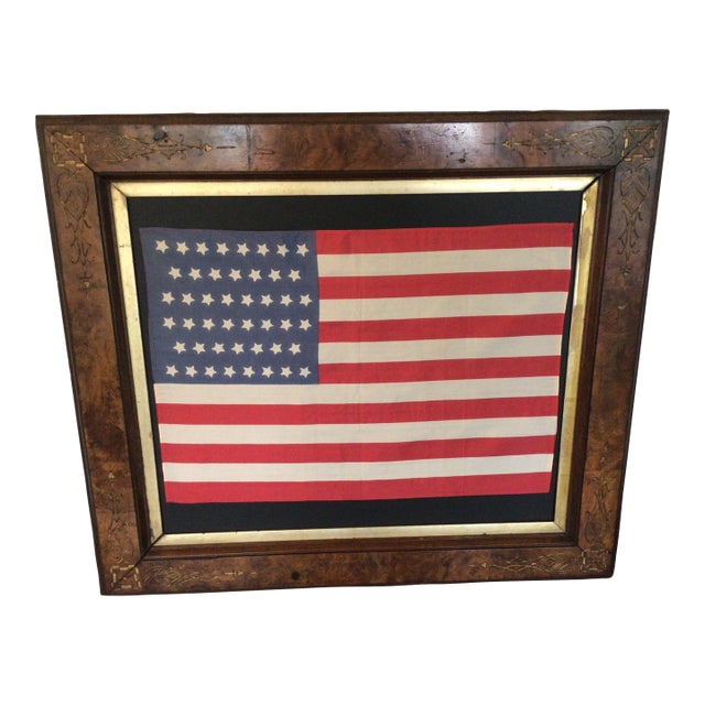 46 Star American Flag Oklahoma Statehood 1907- 1912 For Sale