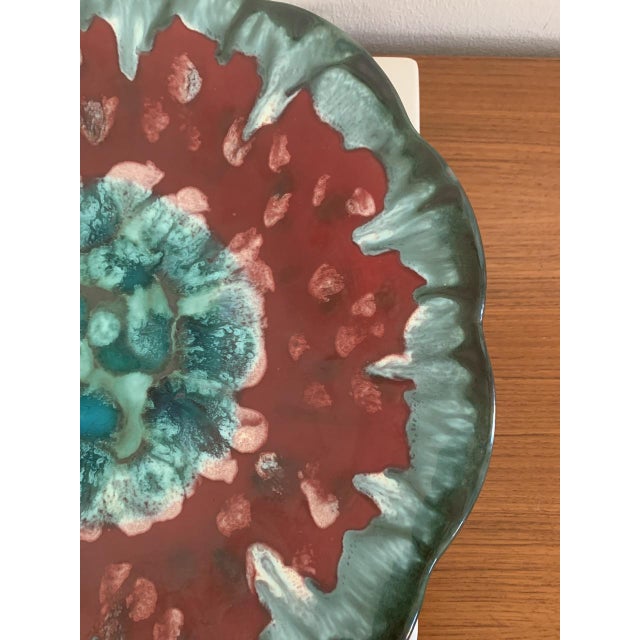 Vintage Tourmalines Ceramic Bowl by Longwy, France, 1950s For Sale - Image 10 of 18