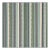 Schumacher Zuni Stripe Fabric in Aqua For Sale