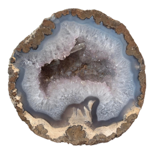 Late 20th Century Natural Agate Geode Rock
