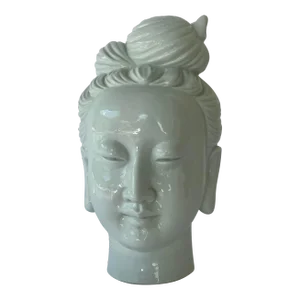 Vintage Large Japanese Porcelain Bust of a Lady