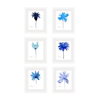 Framed and Matted Premium Giclee Prints - Set of 6 For Sale