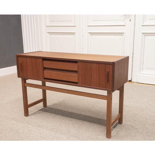 Scandinavian Entrance Cabinet attributed to Bertil Fridhagen, 1950s For Sale - Image 3 of 10