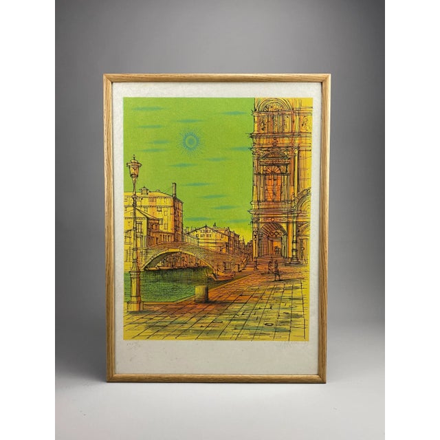 Jean Carzou, Venice, 1973, Lithograph For Sale - Image 11 of 11