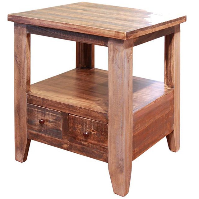 2020s Bayshore 2 Drawer End Table For Sale - Image 5 of 5