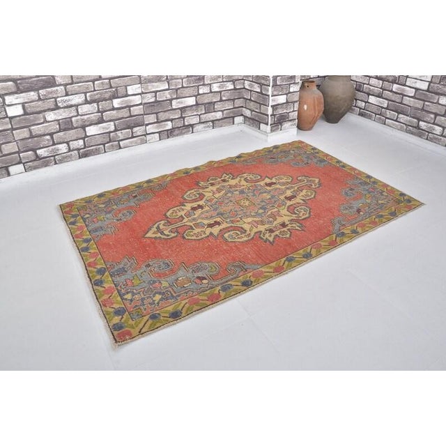 Textile Anatolian Kurdish Wool Carpet For Sale - Image 7 of 10