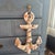 Coastal Folk Art Seashell Encrusted Anchor Wall Sculpture For Sale - Image 11 of 11