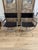 Renaissance 19th Century Black Leather Savonarola Chairs For Sale - Image 3 of 5