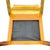 Wood Vintage French Stool After Ruhlmann in Leather and Carved and Gilded Wood For Sale - Image 7 of 7