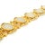 1960s 1960s Ilias Lalaounis 18k Gold Frosted Crystal & Diamond Bracelet For Sale - Image 5 of 11
