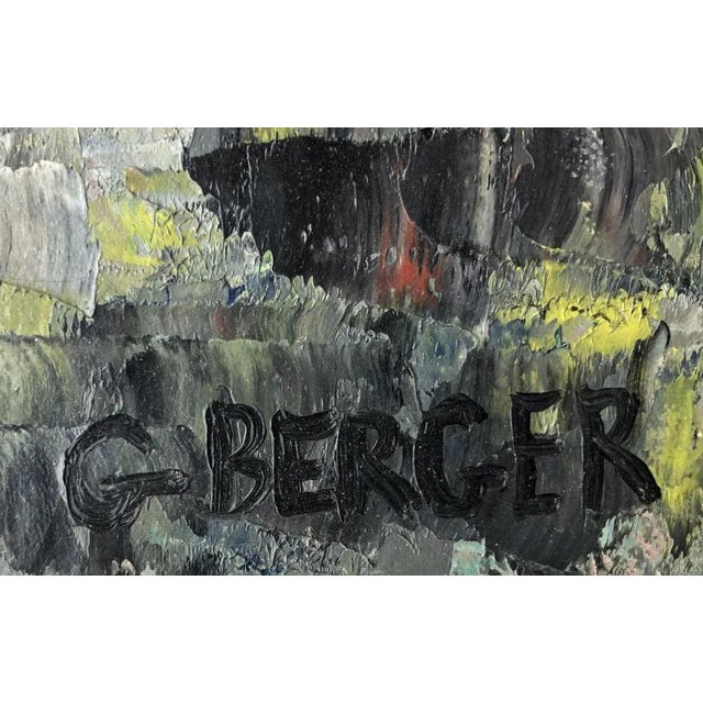 Gilles Berger, Paysage lacustre, 1932, Oil on Canvas For Sale - Image 3 of 8