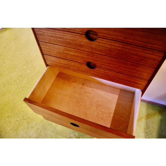 Brown Teak Model 385 Chest of Drawers by Aksel Kjersgaard, 1960s For Sale - Image 8 of 10