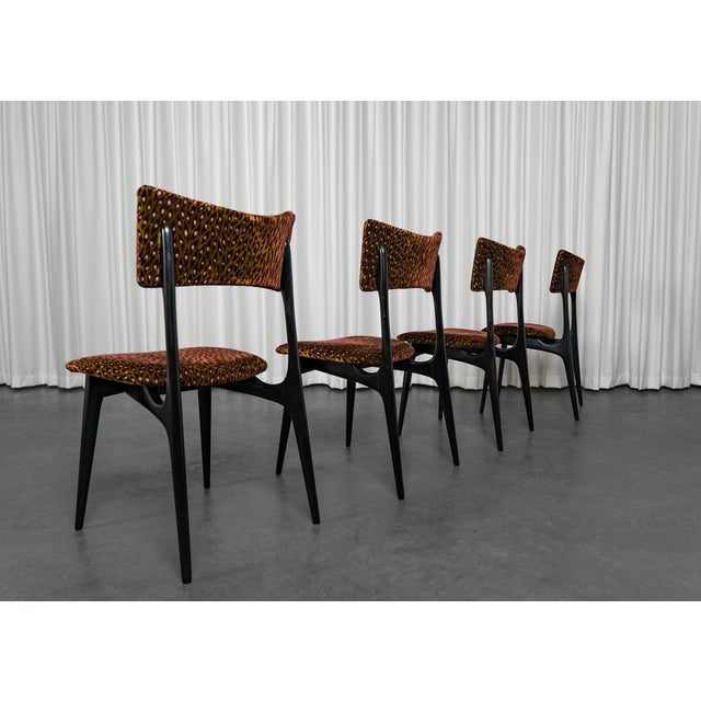Modern Chairs in the style of Alfred Hendrickx, 1950s, Set of 4 For Sale - Image 4 of 12
