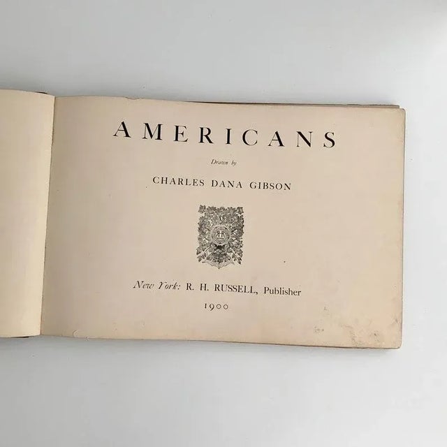 1900 First Edition Americans Drawn By C.D. Gibson For Sale - Image 4 of 10
