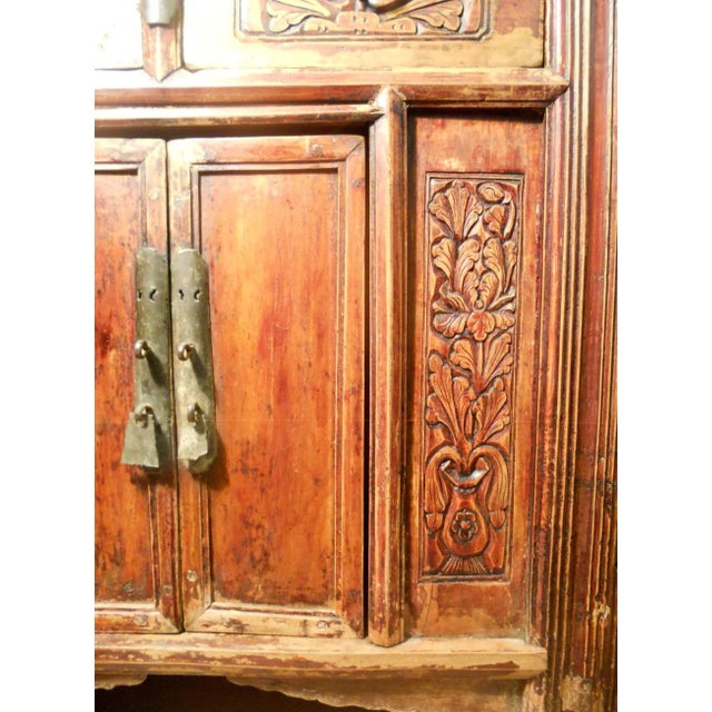 Brown Antique Chinese Altar Cabinet, Circa 1800-1849 For Sale - Image 8 of 11