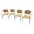 MCM Ludwig Mies Van Der Rohe Style Wrought Iron Chairs Set of 4 For Sale