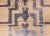 Textile Mid 20th Century Square Mid-Century Modern Turkish Tulu With Tribal Pattern in Blue and Tan Rug For Sale - Image 7 of 13