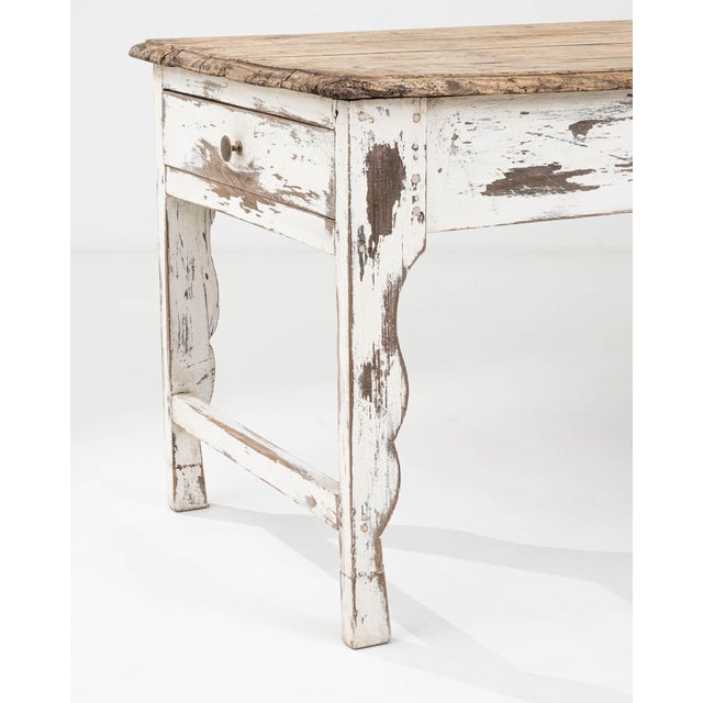 1900 - 1909 1900s French Wood Patinated Dining Table For Sale - Image 5 of 18