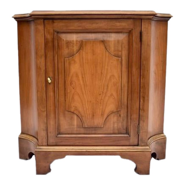 French Cherry Console Commode Cabinet by Baker Furniture For Sale