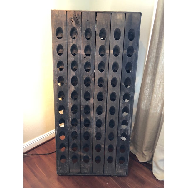 Vintage French Champagne Riddling Rack Chairish
