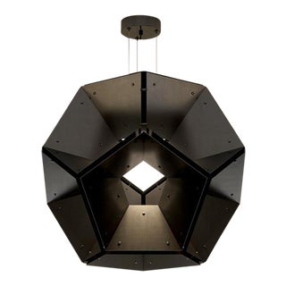 "Hex Suspension 24" Modern Geometric Pendant Light by Tech Lighting For Sale
