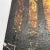 Vintage Abstract City Scape Oil on Canvas For Sale - Image 9 of 12