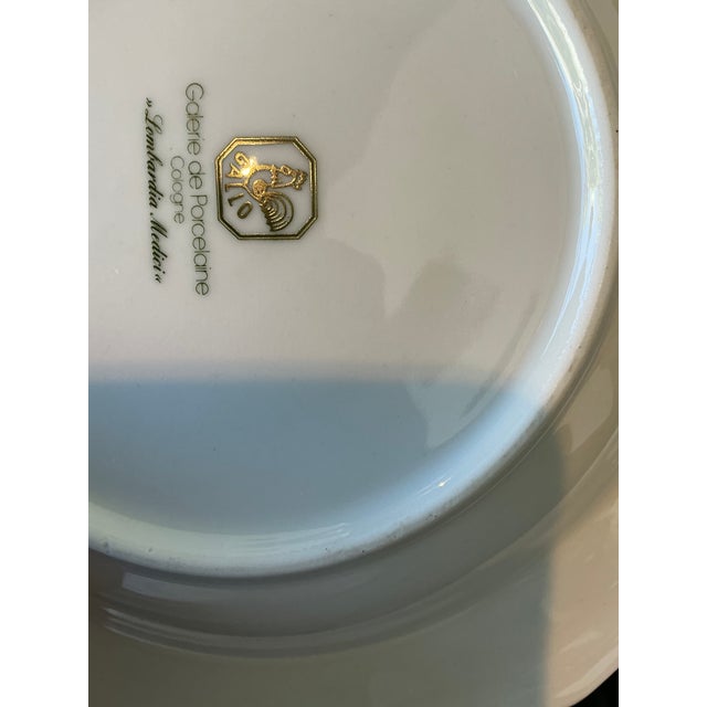 Ceramic Vintage Galerie De Porcelaine Gold Rim China - Set of 70 For Sale - Image 7 of 12