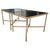 1940s 1940s Pair of Mid-Century French Brass Cocktail Tables For Sale - Image 5 of 8