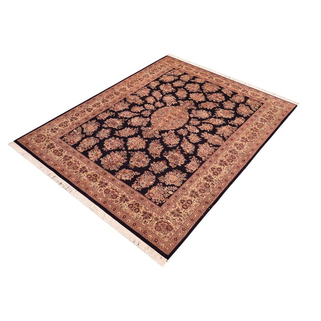 Designed with mesmerizing intricacy and gorgeous color palette, this hand-knotted masterpiece demonstrates the beauty and...