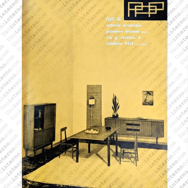 Extendable Dining Table by Figli Di Antonio Proserpo, 1960s For Sale - Image 13 of 15