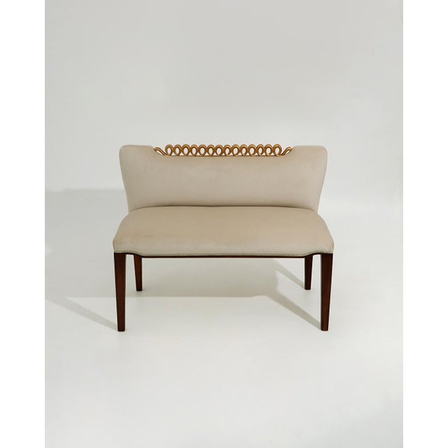 Bench by Osvaldo Borsani for Atelier Borsani Varedo, 1940s For Sale - Image 12 of 12