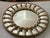 1970s 35” Round Bevelled Mirror With Turbo Sra Shells Mother of Pearl For Sale - Image 4 of 8