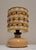 Vintage Yellow Ceramic Table Lamp from Hölscher-Leuchten with Fabric Shade from Lamplove, 1980s For Sale - Image 4 of 9