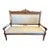 Early 20th Century Finely Carved French Hall Bench With Lion Head Carvings For Sale