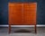 Danish Teak Tambour Cabinet with Brass Handle, 1960s For Sale - Image 6 of 12