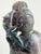 Antique Chinese Qing Dynasty 8.4lb Rainbow Fluorite Carved Lady Figure W/ Stand For Sale - Image 9 of 12