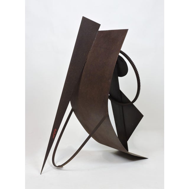 Alexander Calder 1990s Abstract Welded Steel Sculpture "Assemblage I" by David Tothero For Sale - Image 4 of 10