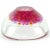 Glass Vintage Murano Pink Yellow Blue White Aventurine Flecks Ribbons Italian Art Glass Mid Century Bowl For Sale - Image 7 of 8