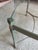 Late 20th Century Late 20th Century Attributed to LaBarge Neoclassical Glass Coffee Table in Custom Château Grey Finish For Sale - Image 5 of 10