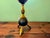 Metal Mid-Century Modern Space Age Tripod Brass and Glass Table Lamp, 1960s For Sale - Image 7 of 11